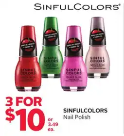 Rexall SINFULCOLORS Nail Polish offer