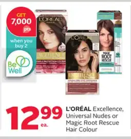 Rexall L' ORÉAL Excellence, Universal Nudes or Magic Root Rescue Hair Colour offer