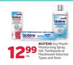 Rexall BIOTÈNE Dry Mouth Moisturizing Spray, Gel, Toothpaste or Mouthwash offer