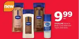 Rexall VASELINE Hand or Body Care offer