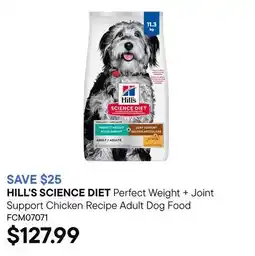 Petvalu Perfect Weight + Joint Support Chicken Recipe Adult Dog Food offer