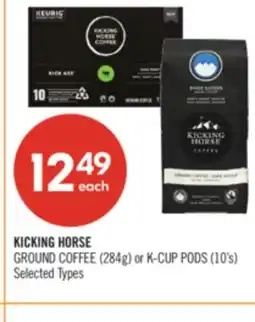 Shoppers Drug Mart KICKING HORSE GROUND COFFEE (284g) or K-CUP PODS (10's) offer
