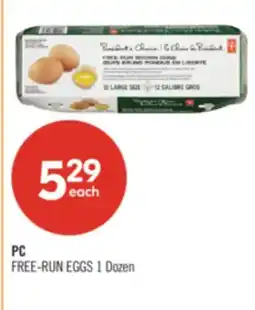 Shoppers Drug Mart PC FREE-RUN EGGS offer