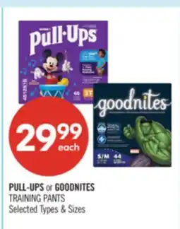 Shoppers Drug Mart PULL-UPS or GOODNITES TRAINING PANTS offer