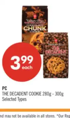 Shoppers Drug Mart PC THE DECADENT COOKIE offer