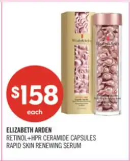 Shoppers Drug Mart ELIZABETH ARDEN RETINOL+HPR CERAMIDE CAPSULES RAPID SKIN RENEWING SERUM offer