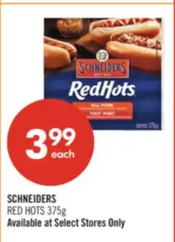 Shoppers Drug Mart SCHNEIDERS RED HOTS offer