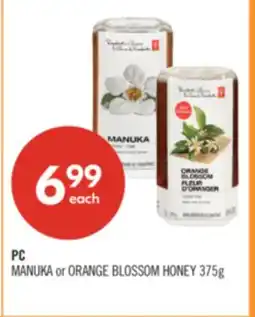 Shoppers Drug Mart PC MANUKA or ORANGE BLOSSOM HONEY offer