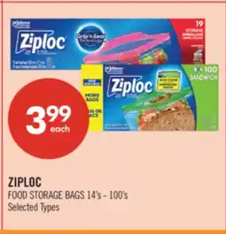 Shoppers Drug Mart ZIPLOC FOOD STORAGE BAGS offer