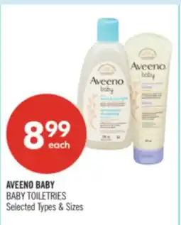 Shoppers Drug Mart AVEENO BABY BABY TOILETRIES offer