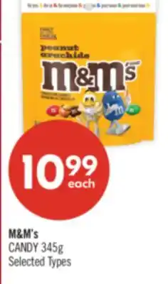 Shoppers Drug Mart M&M's CANDY offer