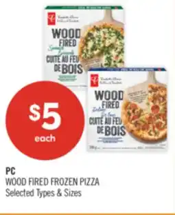 Shoppers Drug Mart PC WOOD FIRED FROZEN PIZZA offer