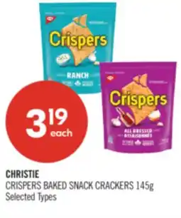 Shoppers Drug Mart CHRISTIE CRISPERS BAKED SNACK CRACKERS offer