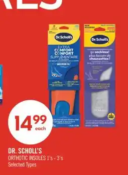 Shoppers Drug Mart DR. SCHOLL'S ORTHOTIC INSOLES 1'S - 3'S offer