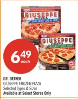 Shoppers Drug Mart DR. OETKER GIUSEPPE FROZEN PIZZA offer
