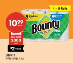 Shoppers Drug Mart BOUNTY PAPER TOWEL offer