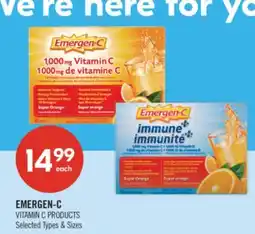 Shoppers Drug Mart EMERGEN-C VITAMIN C PRODUCTS offer