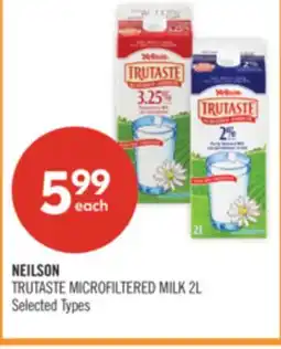 Shoppers Drug Mart NEILSON TRUTASTE MICROFILTERED MILK offer