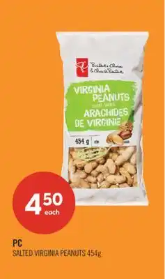 Shoppers Drug Mart PC SALTED VIRGINIA PEANUTS offer