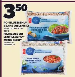 Independent City Market PC BLUE MENU BEANS OR LENTILS offer