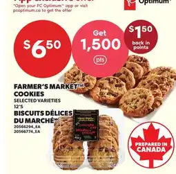 Independent City Market FARMER'S MARKET COOKIES, 12'S offer
