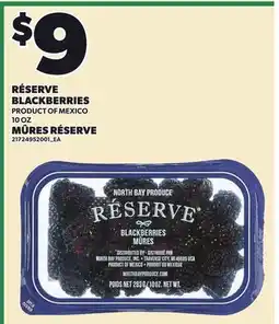 Independent City Market RÉSERVE BLACKBERRIES, 10 OZ offer