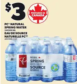 Independent City Market PC NATURAL SPRING WATER offer