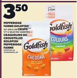 Independent City Market PEPPERIDGE FARMS GOLDFISH, 167-200 G OR CRISPS, 177 G offer
