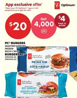 Independent City Market PC BURGERS, 852 G-1.36 KG offer