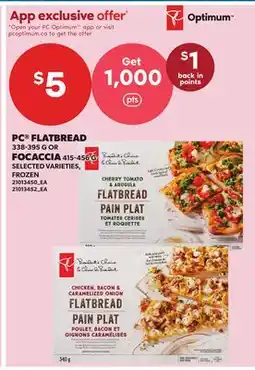 Independent City Market PC FLATBREAD, 338-395 G OR FOCACCIA, 415-456 G offer
