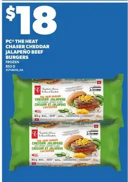 Independent City Market PC THE HEAT CHASER CHEDDAR JALAPEÑO BEEF BURGERS offer