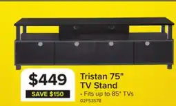 Leon's Tristan 75 TV Stand - Black offer