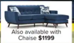 Leon's Ziva Chaise Sofa - Blue offer