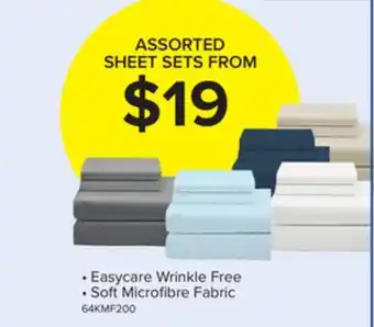 Leon's Cotton House Microfibre Twin Sheet Set - Assorted Colours offer
