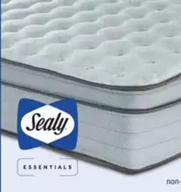 Leon's Sealy Essentials Remy II Firm Eurotop Queen Mattress offer