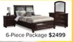 Leon's Chester 6-Piece Queen Storage Bedroom Package - Cherry offer