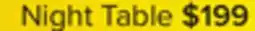 Leon's Tahoe Night Table - River Rock offer