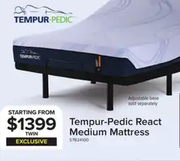 Leon's Tempur-Pedic React Medium Mattress offer