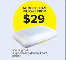 Leon's Cool Gel Standard Memory Foam Pillow offer