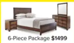 Leon's Nathan 6-Piece Queen Bedroom Package - Brown offer