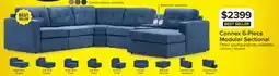 Leon's Feeling Connected - Connex 6-Piece Modular Sectional with Storage Console - Blue offer
