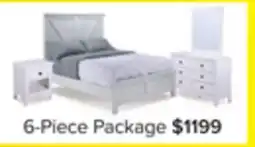 Leon's Tahoe 6-Piece Twin Bedroom Package - River Rock offer