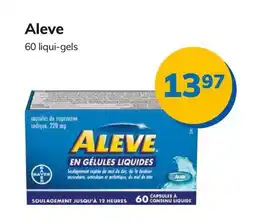 Accès pharma Aleve 60 liqui-gels offer