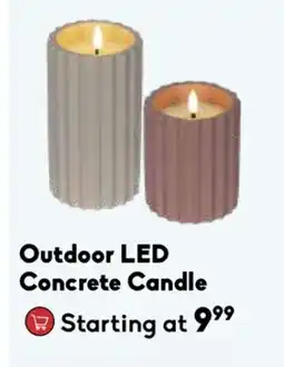 Sheridan Nurseries Outdoor LED Concrete Candle offer