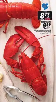 IGA COOKED FRESH OR LIVE LOBSTER offer