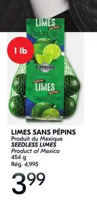 IGA SEEDLESS LIMES offer