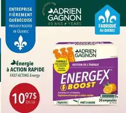 Accès pharma Adrien Gagnon FAST-ACTING Energy offer