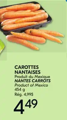 IGA NANTES CARROTS offer