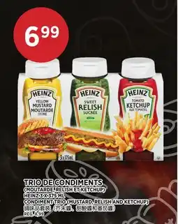 Kim Phat HEINZ CONDIMENT TRIO (MUSTARD, RELISH AND KETCHUP) offer