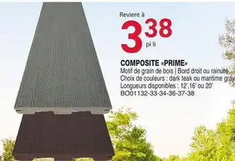 Matério COMPOSITE PRIME offer